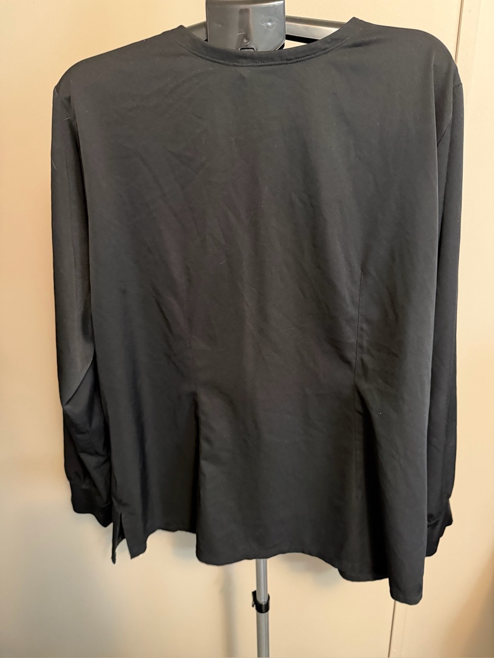 HH Works by Healing Hands Megan Scrub Jacket Black 2X - Picture 2 of 4
